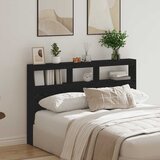 Ormarić za uzglavlje LED boja crni hrasta 160x17x102 cm | shoptok.hr