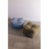 Karup Svetlo moder tabure iz rebrastega žameta Buddy – | Shoptok.si