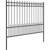  Ogradni ring s bodljama Crna 200 x 200 cm | shoptok.hr