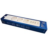X Wave ps 3/3 produžni naponski kabl sa 3 utičnice i 3 usb,dužina 1,8m | Eponuda.com