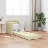  Krevet na razvlačenje 60cm Krema Umjetna koža | shoptok.hr