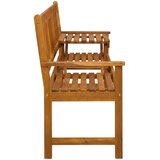  Vrtna klupa 158 x 55 x 89 cm Čvrsto drvo akacije Prirodna | shoptok.hr
