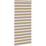 Zebra zavjesa Pješčano smeđa 105x200 cm Širina tkanine 100,9 cm Poliester | Shoptok.si