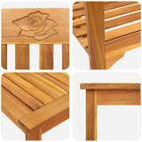  Set za odmaranje u vrtu 4 pcs Čvrsto drvo akacije | Eponuda.com