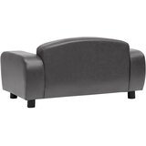 SOFA za pse siva 80 x 50 x 40 cm od umjetne kože | Eponuda.ba