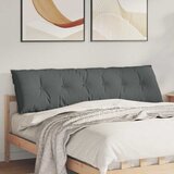  Jastuk za leđa Tamno siva 180 x 19 x 50 cm tkanina Cijene