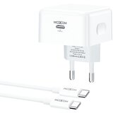  Kućni punjač MOXOM MX-HC307 40W Type C na Type C beli Cene