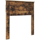  Uzglavlje s uzglavljem Dimljeni hrast 90 cm Konstruirano drvo | shoptok.hr
