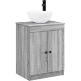  Set namještaja za kupaonicu Siva Sonoma Konstruirano drvo | shoptok.hr