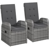  5-dijelni vrtni blagovaonski set s jastucima sivi | Eponuda.com