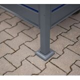 WESTMANN spremište za 4 kante za smeće Planum | 4x240L | Antracit | 330x90x120 cm - BRANDED IN GERMANY | shoptok.hr