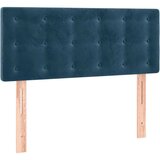  LED uzglavlje tamnoplavo 90x5x78/88 cm baršunasto | shoptok.hr