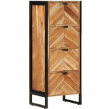  Kupaonski ormarić 40x30x100 cm masivno drvo bagrema i željezo | shoptok.hr
