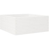  Vrtna sadilica bijela 110x110x46 cm od masivne borovine | shoptok.hr