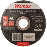 Womax rezna ploča, FI115x1.20mm cene