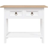  Konzolni stol borovina meksički stil Corona bijeli 90x34 5x73cm | shoptok.hr