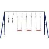 Vanjski set s ljuljačka i trapezom Crvena 1 3 x sjedalo ljuljačke + trapez | shoptok.hr