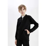 Defacto DFC - Boys College Collar Bomber Cardigan