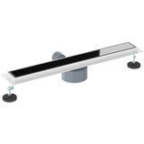  Odvod za tuš s staklenim poklopcem i 360° sifonom Crna 60 cm | shoptok.hr