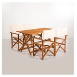 Hanah home Vrtni set stola i 4 stolice MYR01, krem Cijene