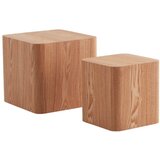 Jotex Stranske mizice v kompletu 2 ks v jesenovem dekorju 40x40 cm Cubo – Cene