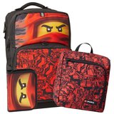 Lego Ninjago maxi plus školski ranac, trodelni set (Mortensen): Crveni nindža ( 20229-2202 ) | ePonuda.com