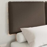  Krevetni okvir s tapiciranim uzglavljem Sivo-smeđa 120 x 190 cm | shoptok.hr