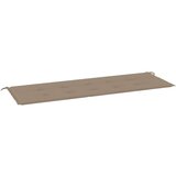  Jastuk za vrtnu klupu smeđesivi 150 x 50 x 3 cm tkanina Oxford | shoptok.hr