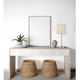 Fischer & Honsel Bež/v srebrni barvi namizna svetilka s tekstilnim senčilom (višina 30 cm) Eve – | Shoptok.si