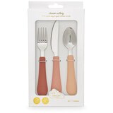 CamCam Copenhagen Crveni/u boji lososa silikonski dječji pribor za jelo 3 kom Rose Mix – | shoptok.hr