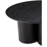 MOME Črna okrogla klubska mizica ø 80 cm Lua – | Shoptok.si
