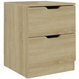 Maison Chic Nočna omarica - Nočna miza sonoma hrast 40x40x50 cm iverna plošča, (21687908) Cene
