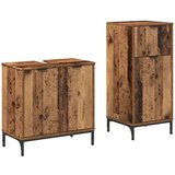  Set namještaja za kupaonicu 2 pcs Staro drvo 39.5 x 36 x 88 cm | shoptok.hr