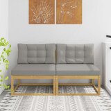  2 Kos Srednji zunanji kavč Poliester Bela, (5000272413) | Shoptok.si