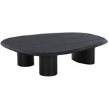House Nordic Črna mizica z mizno ploščo v jesenovem dekorju 78x96 cm Tirano – | Shoptok.si