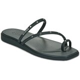 Crocs Japonke MIAMI STUDDED TOE LOOP SANDAL Črna Cene