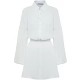 St MRLO Košulja haljina 'TOPEKA' bijela