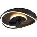  Mat črna LED stropna svetilka Sortland – | Shoptok.si