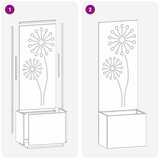  Privatnost u vrtu Rezbarija Bijelo 50 x 32 x 150 cm | shoptok.hr