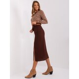 LAKERTA Skirt-LK-SD-509445.72P-dark brown | Shoptok.si