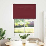  Plisirana zavjesa Bordo crvena 90x100 cm Širina tkanine 89,4 cm Poliester | Shoptok.si