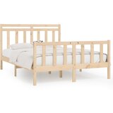 The Living Store Posteljni okvir iz trdne borovine 160x200 cm - Posteljni Okvir, (21526028) | Shoptok.si