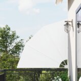 vidaXL Zaslon za zasebnost na balkonu Bela 140 x 140 cm blago | Shoptok.si