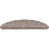  Prostirke za stepenice 15 kom 56x17x3 cm tamno bež poluokrugle | shoptok.hr