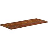 Stolna ploča 140x50x3 8 cm pravokutna masivno obnovljeno drvo | shoptok.hr