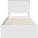  Konstrukcija postelje Bela 90 x 200 cm Inženirsko leseno, (5000121470) | Shoptok.si
