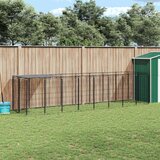  Kavez za pse crni 4,84 m² čelični | shoptok.hr