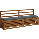  Jastučići za klupe - 2 dijela VUGHT 2 pcs 100% poliester Plava | shoptok.hr