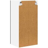 vidaXL Stenska kuhinjska omarica s polico 2 pcs Črna 40 x 31 x 80 cm | Shoptok.si