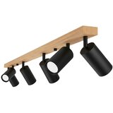  Brilagi - Reflektorsko svetlo SELE 6xGU10/30W/230V crno/dekor hrasta | Eponuda.com